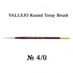 Vallego round Toray Brush 4/0